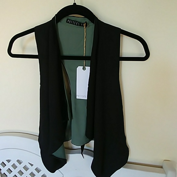 Potter's Pot Tops - NWT Chic Unique Vest